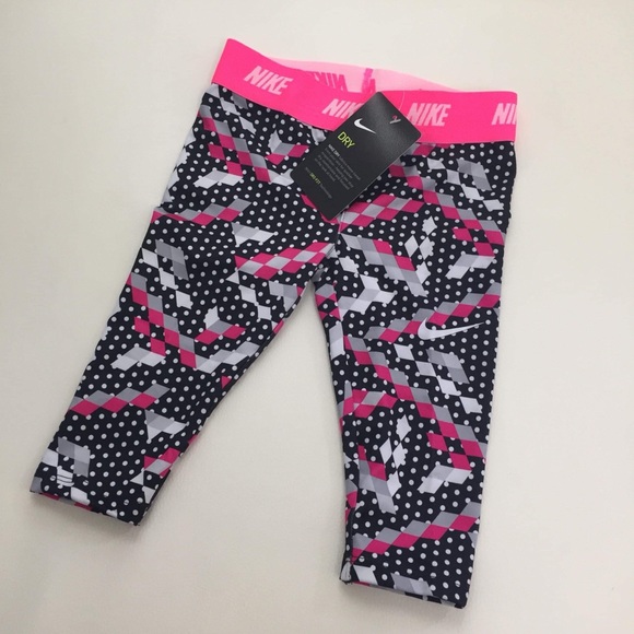 Nike Cute crop leggings girl bottoms 6221 - Picture 2 of 6